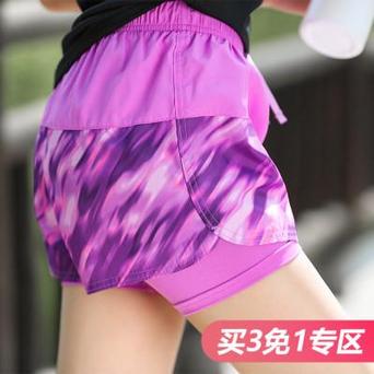 [해외] 트레이닝 숏팬츠 반바지 p42558354t 스포츠반바지여성여름더블가벼운속도건조바지느슨한실행