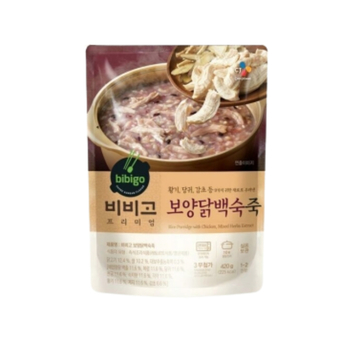 CJ제일제당 더비비고 보양닭백숙죽 420g 1개