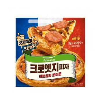 풀무원 크로엣지 피자 미트 칠리 토마토 442g 1개