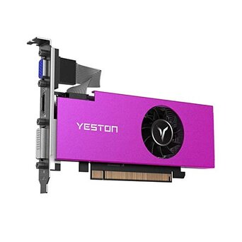[해외] Yeston AMD Radeon RX550 게임용 그래픽 카드, 4G/128bit/GDDR5 6000MHz VGA + HD + DVI-