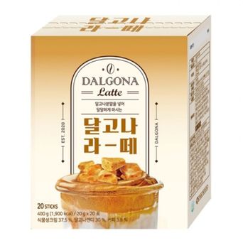 담터 달고나 라떼 20T