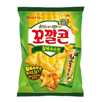 롯데제과 롯데 꼬깔콘 찰옥수수맛 72g