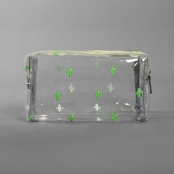 트래블 월렛 통장파우치 통장케이스 (19cm) 선인장 지갑 티켓 트레블월렛 트레블케이스 메쉬 미니 스트랩 ,