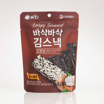 명품김 웰빙영양간식 어린이간식 안주 김스낵 코코넛맛 6봉 / 김 간식 웰빙 식품 영양간식 맥주