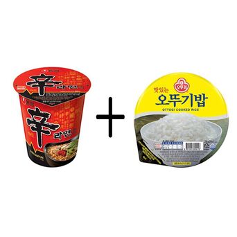 컵라면 볶음밥 세트 신라면 소컵 오뚜기밥 간편요리
