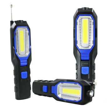 휴대용랜턴 후레쉬 픽업툴추가된 캠핑 작업등 자석 LED COB 6302B