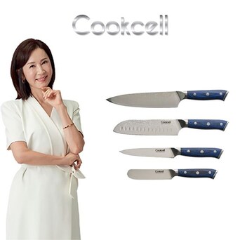 쿡셀 쿡셀 프리미엄 다마스커스 첼로 4종 칼세트
