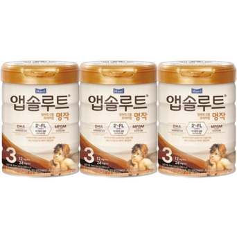 앱솔루트 엄마의 선물 프리미엄 명작 2FL 3단계 800g 3개