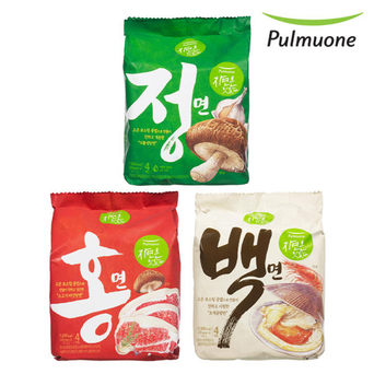 풀무원 풀무원 자연은 백면4봉 정면4봉 홍면4봉 12봉지 세트
