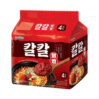 팔도 칼칼닭면 120g 8봉 시원칼칼양념다대기(멀티2개)