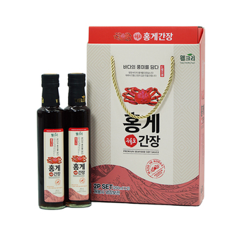 웰크리 홍게간장 250ml x 2병