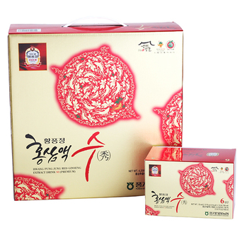 6년근 황풍정 홍삼액 秀(수) 70ml X 60포/경북 영주시 풍기/홍삼액 100%/무료배송