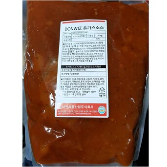 고소한 대용량 옛날돈까스소스 김밥천국 돈까스소스 3kgX4개